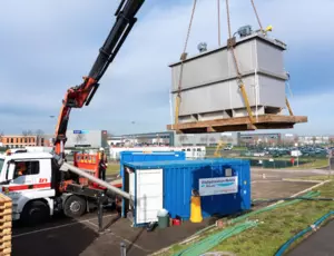 Location de matériel de gestion des déchets et boues