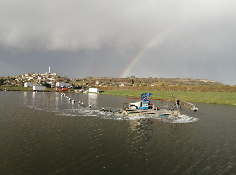 Dragage de lagunes et bassins