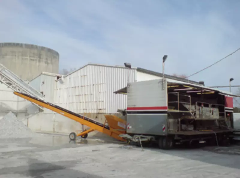 Filtre presse en location sur usine