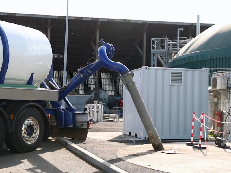 Méthanisation de sous produits liquides industriels