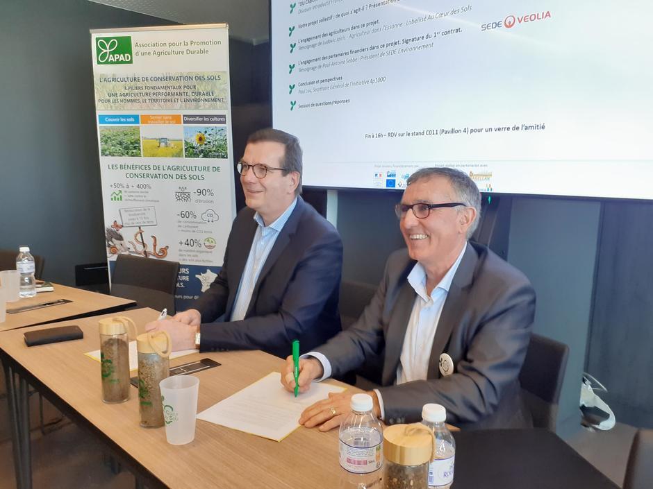 Veolia Agriculture a signé un contrat d'engagement avec l'APAD