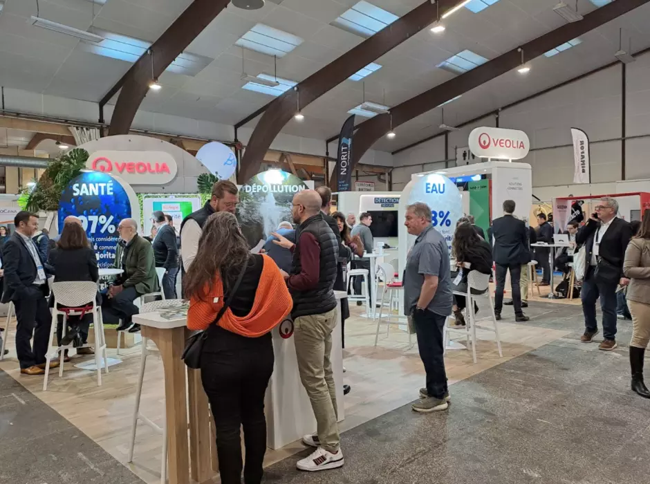 Les équipes Veolia Agriculture au Salon Carrefour de l’eau