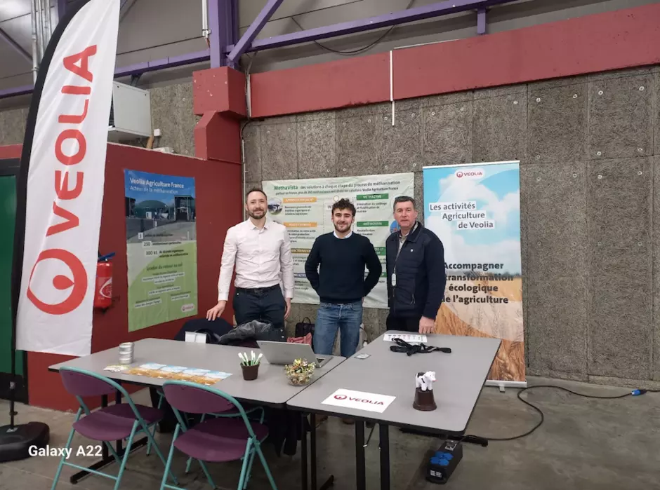 Les équipes Veolia Agriculture au Salon GRDF 2026